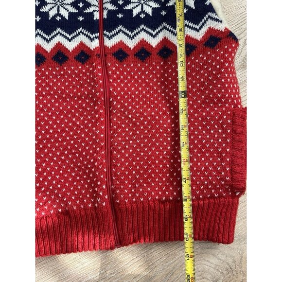 Vintage The Italian Mob Sweater Vest Top Womens Size Small Fair Isle - Picture 2 of 11